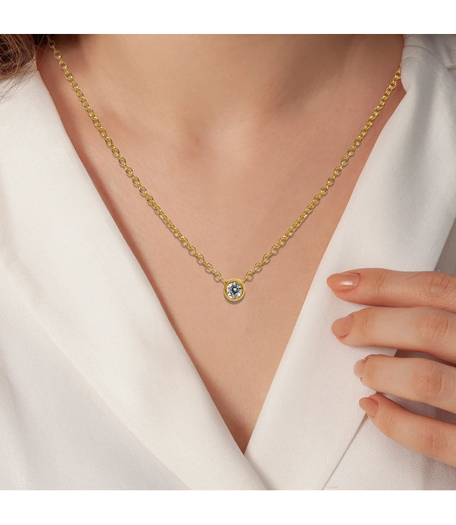 Solitaire Necklace