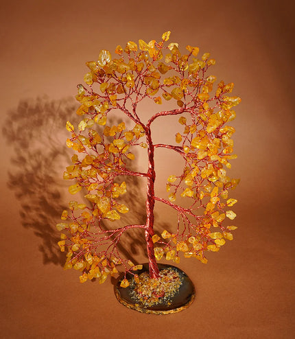 Citrine Slice Base Tree