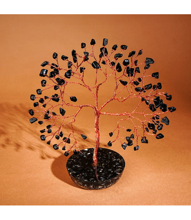 Black Obsidian Orgone Base Tree