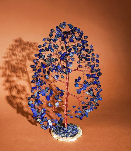 Lapis Lazuli Slice Base Tree
