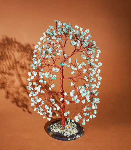 Amazonite Slice Base Tree
