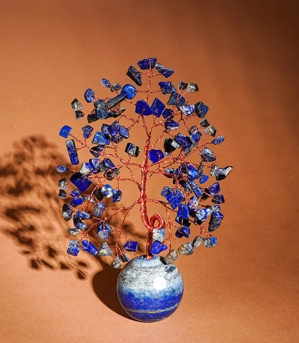 Lapis Lazuli  Ball Base Tree