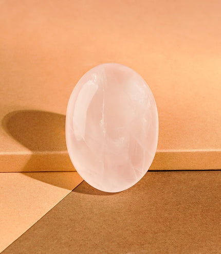 Rose Quartz Palm Stone