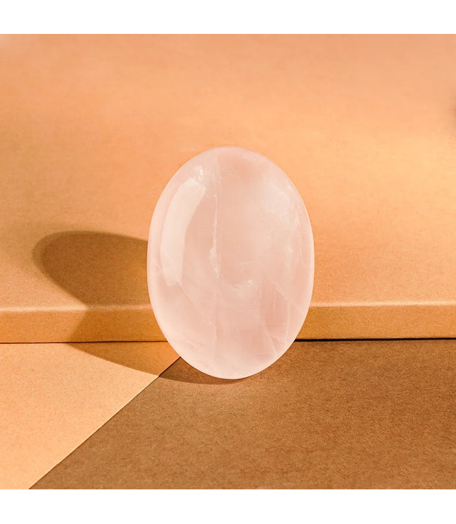 Rose Quartz Palm Stone