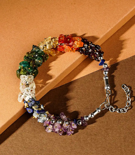 7 Chakra Chips Bracelet