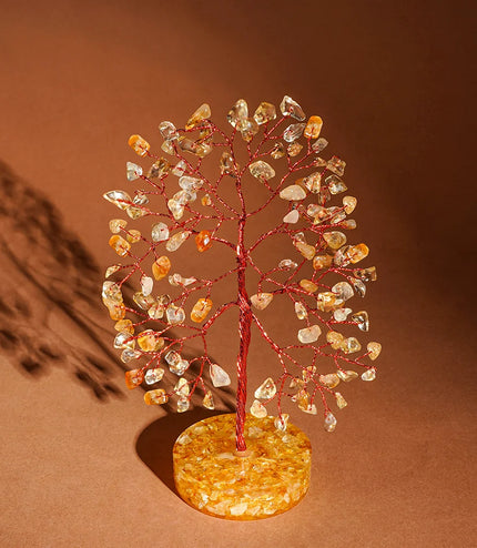 Citrine Orgone Base Tree