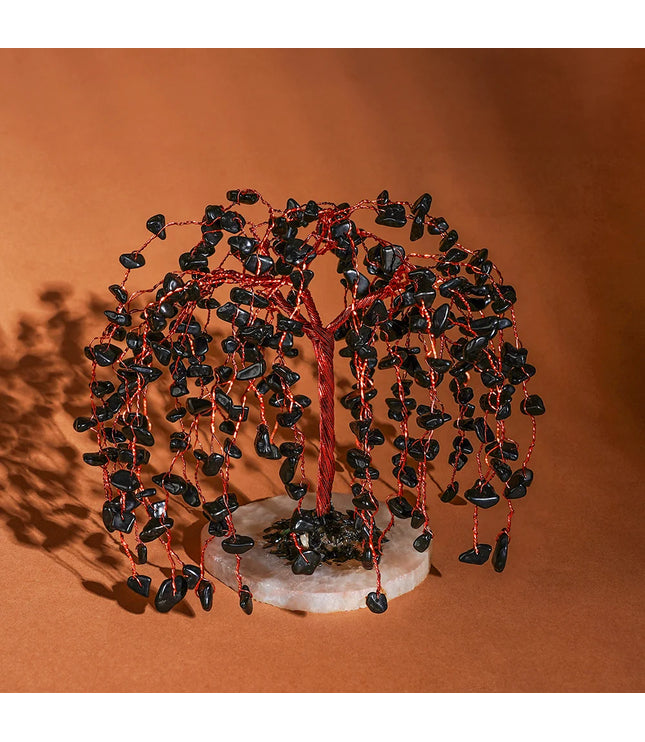 Black Obsidian Willow Tree