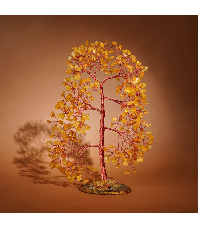 Citrine Slice Base Tree