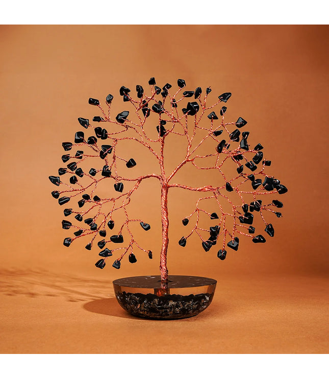 Black Obsidian Orgone Base Tree