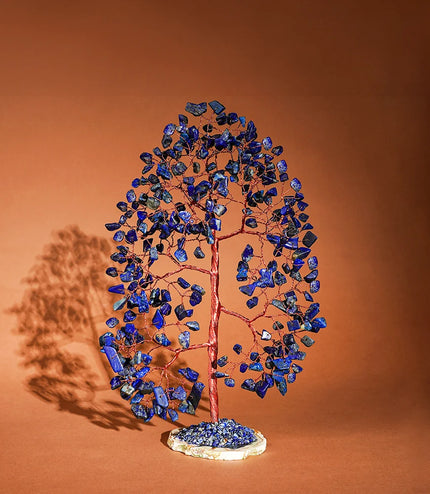 Lapis Lazuli Slice Base Tree