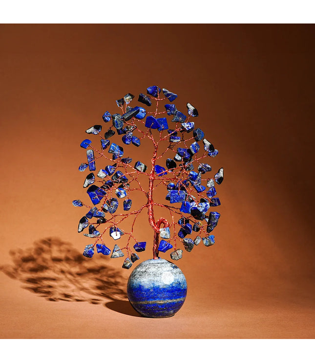 Lapis Lazuli  Ball Base Tree