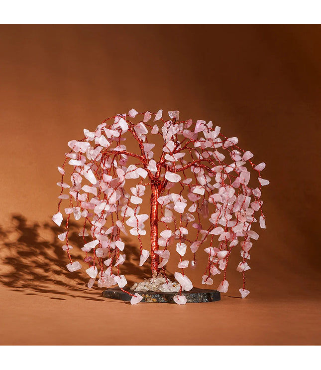 Rose Quartz Willow Tree