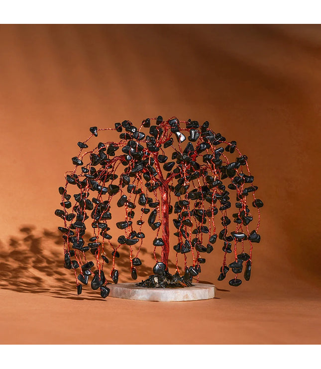 Black Obsidian Willow Tree