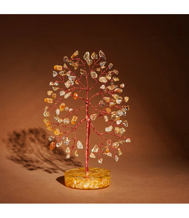 Citrine Orgone Base Tree