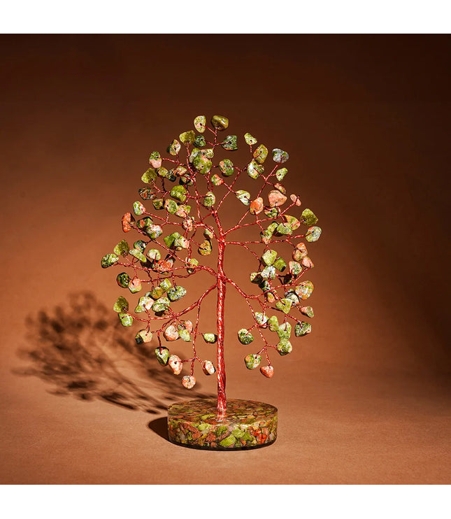 Unakite Orgone Base Tree
