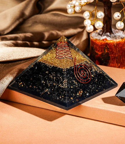 Black Tourmaline Orgonite Pyramid