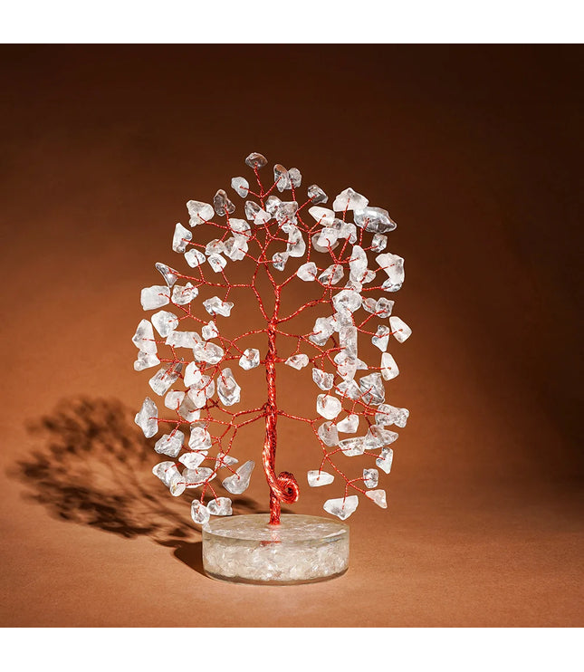 Clear Quartz Orgone Base Tree