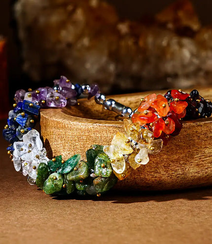 7 Chakra Chips Bracelet