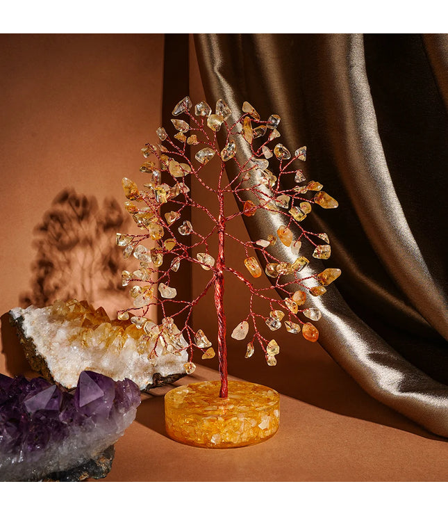 Citrine Orgone Base Tree