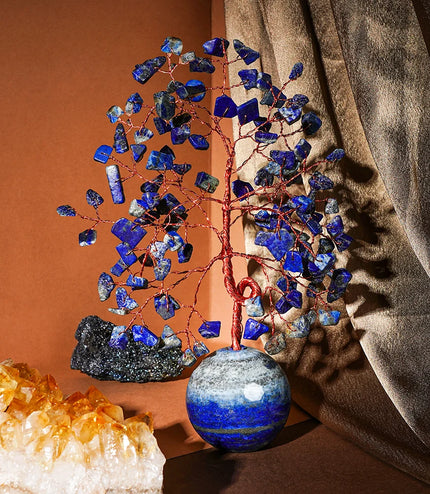Lapis Lazuli  Ball Base Tree