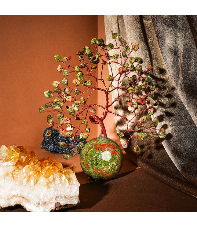 Unakite Ball Base Tree