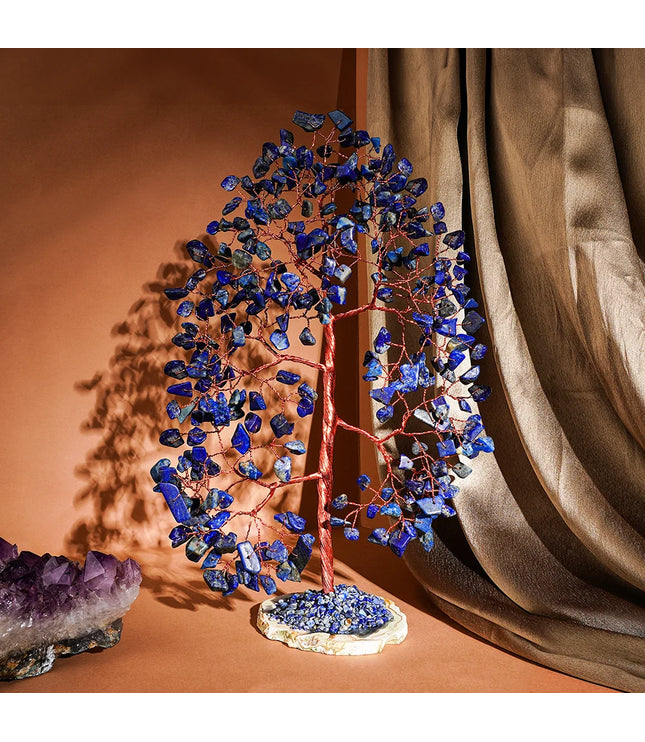 Lapis Lazuli Slice Base Tree