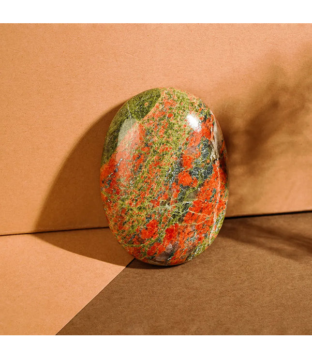Unakite Palm Stone