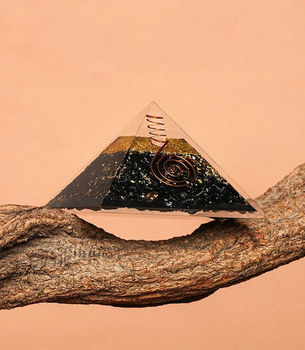 Black Tourmaline Orgonite Pyramid