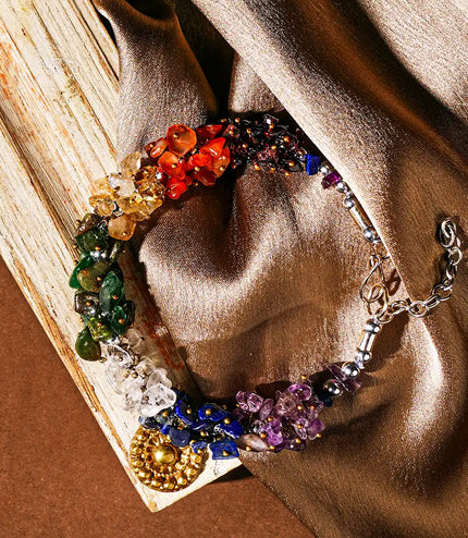 7 Chakra Chips Bracelet