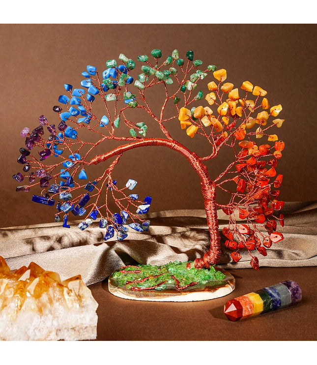 7 Chakra Slice Base Tree
