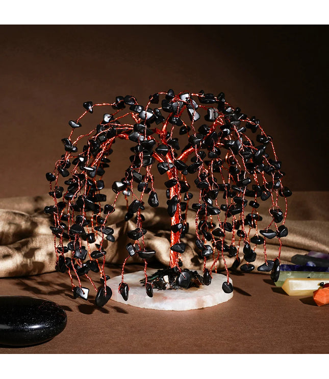 Black Obsidian Willow Tree