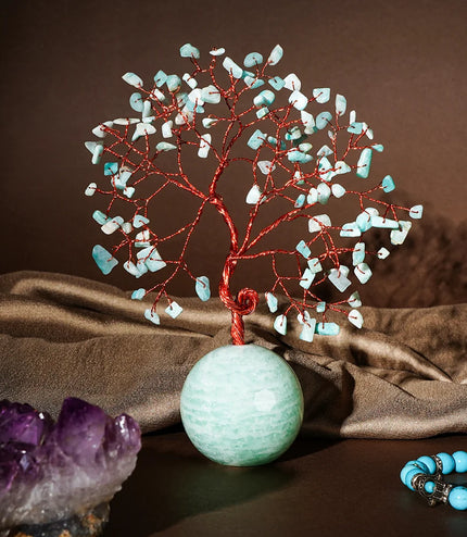 Amazonite Ball Base Tree