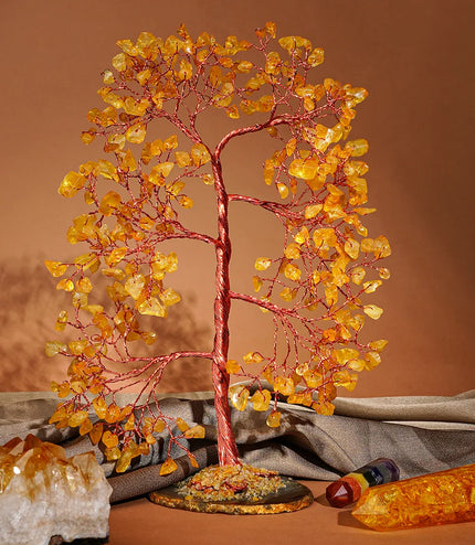 Citrine Slice Base Tree