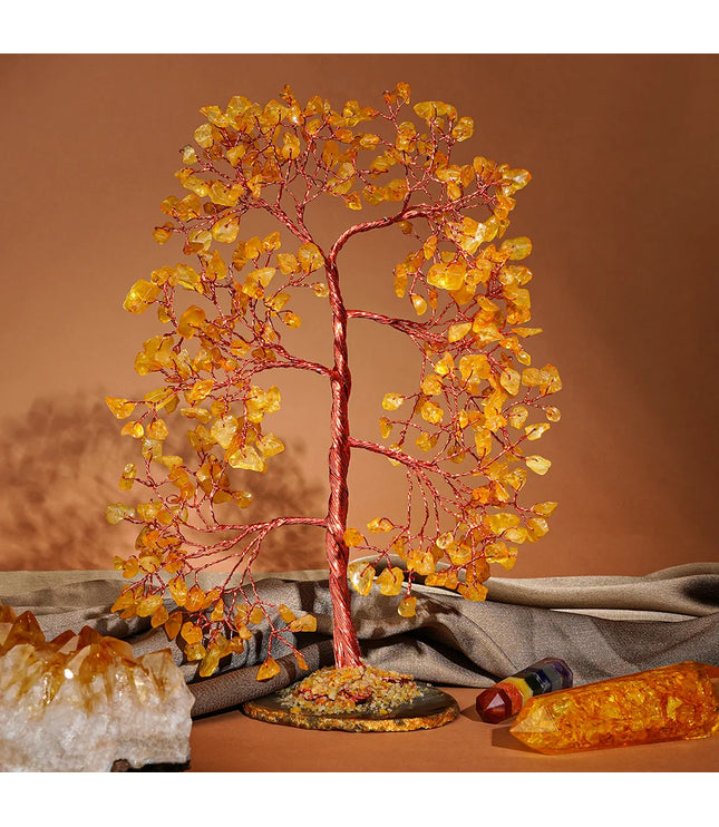 Citrine Slice Base Tree