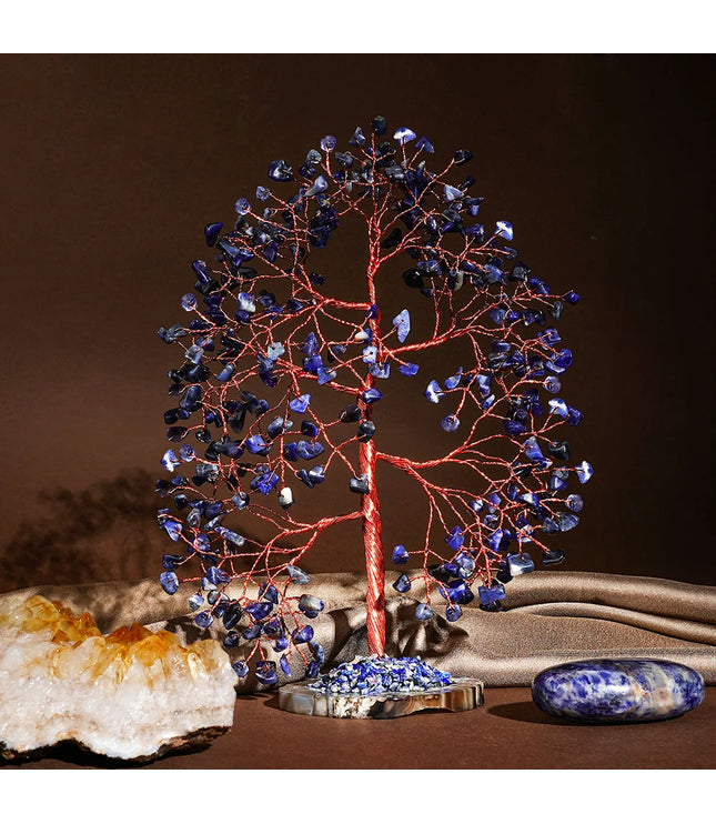 Sodalite Slice Base Tree