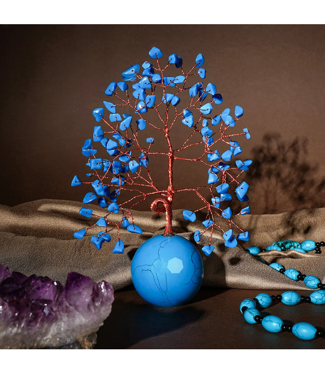 Turquoise Ball Base Tree