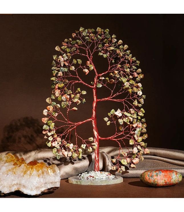Unakite Slice Base Tree