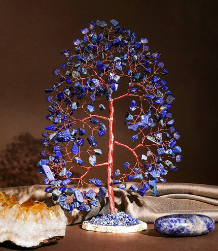 Lapis Lazuli Slice Base Tree