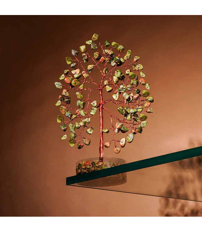 Unakite Orgone Base Tree