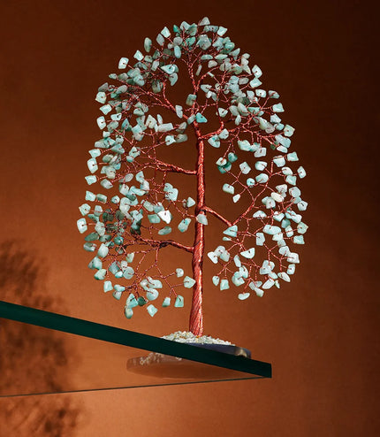 Amazonite Slice Base Tree