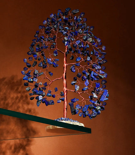 Lapis Lazuli Slice Base Tree