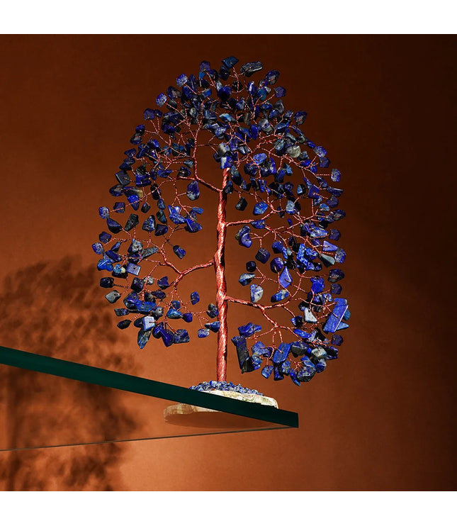Lapis Lazuli Slice Base Tree