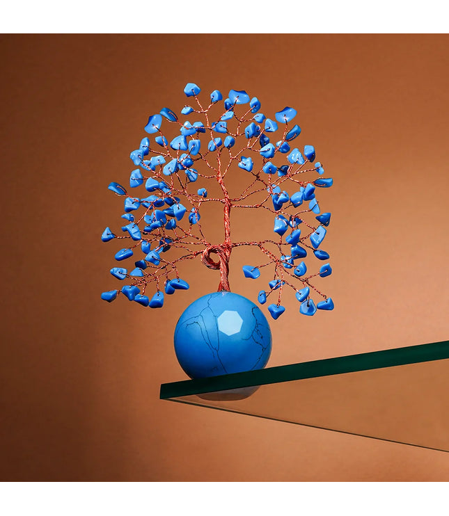 Turquoise Ball Base Tree