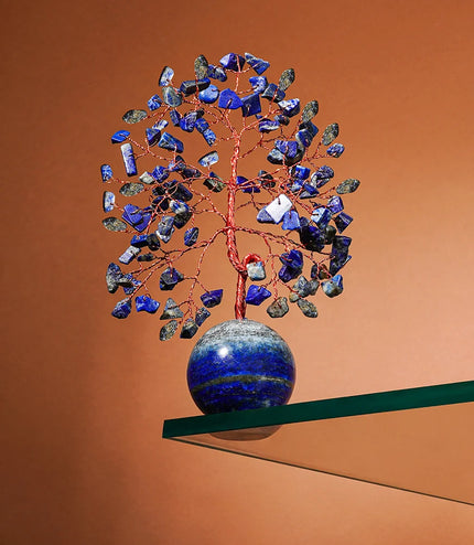 Lapis Lazuli  Ball Base Tree