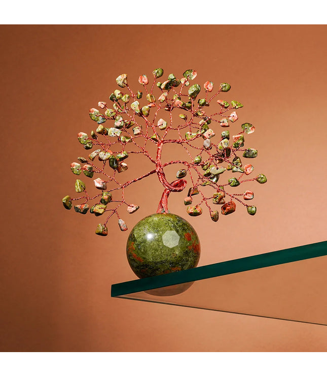 Unakite Ball Base Tree