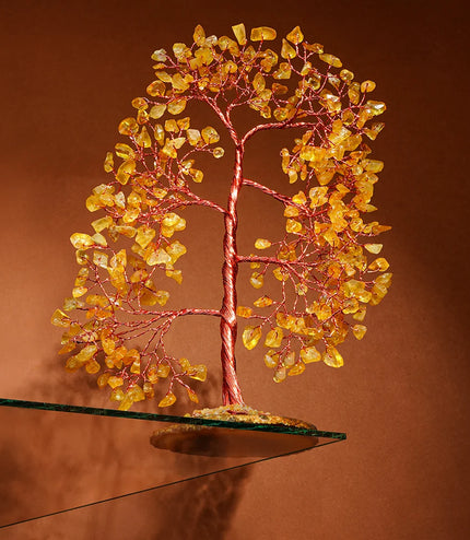 Citrine Slice Base Tree