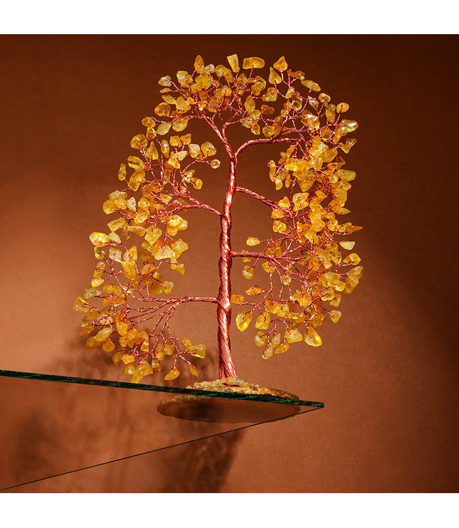 Citrine Slice Base Tree