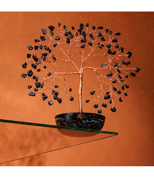 Black Obsidian Orgone Base Tree