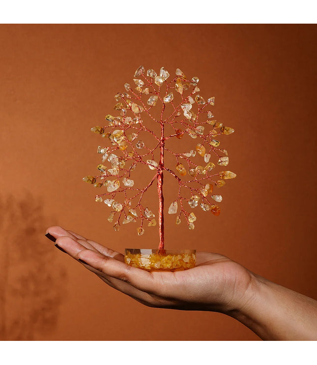 Citrine Orgone Base Tree