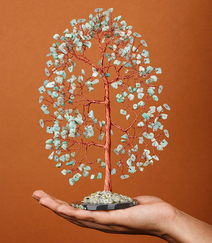 Amazonite Slice Base Tree